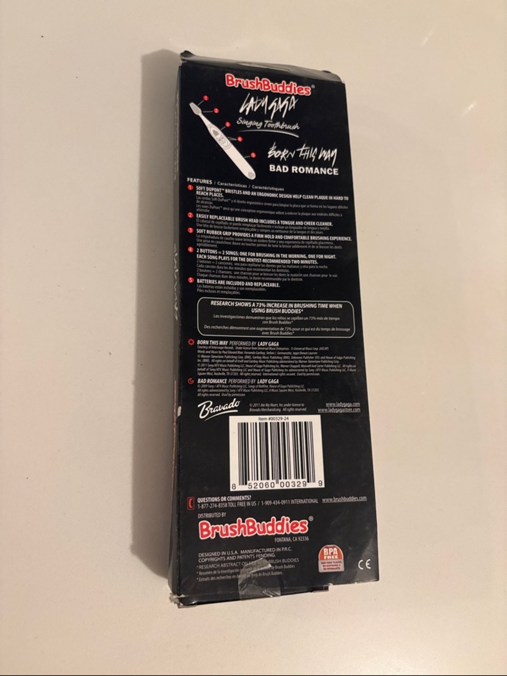 Hotlady Gaga Singing toothbrush size 0S - Picture 4 of 5